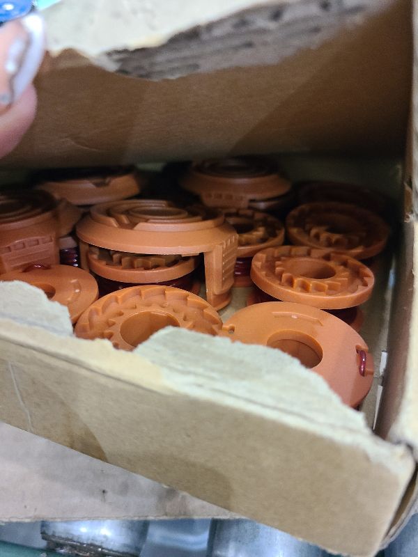 Photo 1 of 20 Pack Trimmer Spool Line for Worx,(WA0010)Replacement Trimmer Spool Line for Worx,Trimmer Line Refills 0.065 inch for Worx,Suitable for Worx String Trimmers(16 Pack Grass Trimmer Line,4 Trimmer Cap)
