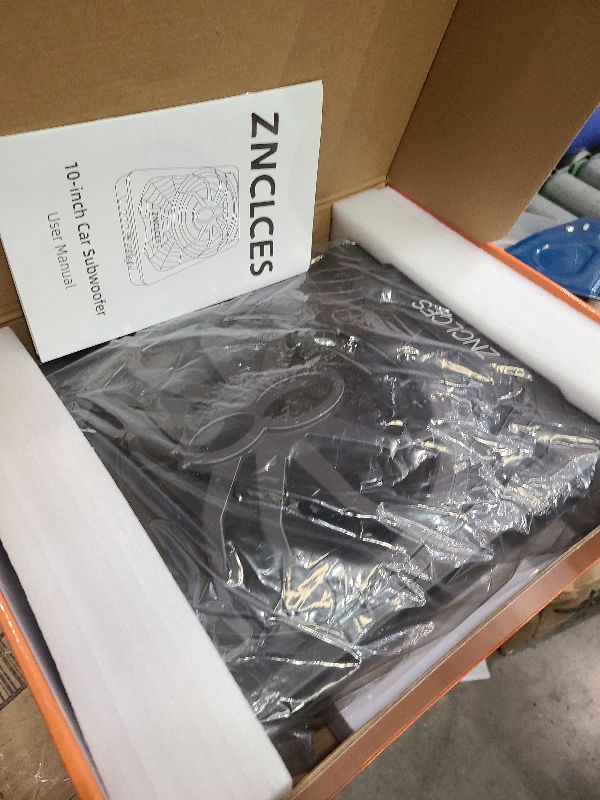 Photo 1 of 2025 Upgraded 10"1200W Slim Under Seat Powered Car Subwoofer, Car/Truck Sub Built in Amplifier for outstanding Heat Dissipation, Powerful bass and Blue LED Ambient Light enjoy Audio Experience