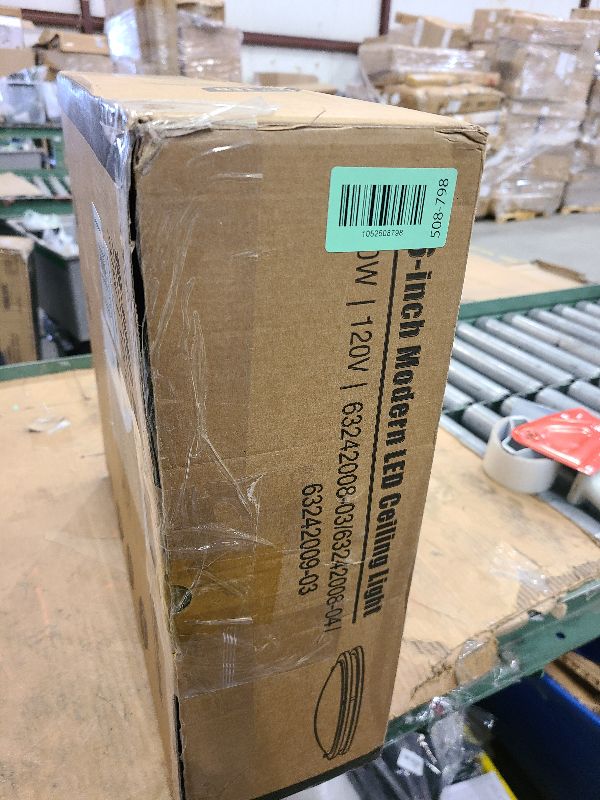 Photo 1 of 16in 50W LED Flush Mount Ceiling Lights 5600lm Super Bright, Dimmable LED Ceiling Light Fixtures 2700K-6500K 5CCT Adjusted, 2-Pack Modern Light Fixture Ceiling for Living Room Bedroom Kitchen , Nickle