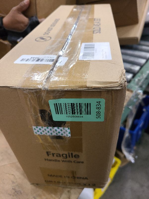 Photo 1 of [12 Pack]18 oz Glass Water Bottles with Lids, Juice Bottles, Clear glass juice bottle for juicing, Eco-Friendly Reusable Glass Juicing Bottles with Stainless Steel Lid, BPA Free,Leak-Proof