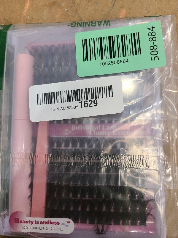 Photo 1 of 100D Lash Clusters Kit with Bottom Lashes Spikes DIY Lash Extension Kit Thick Cluster Eyelash Extensions 5-20mm Cluster Lashes Strips Eyelash Clusters Individual Lashes Kit with Glue by CORUSCATE
