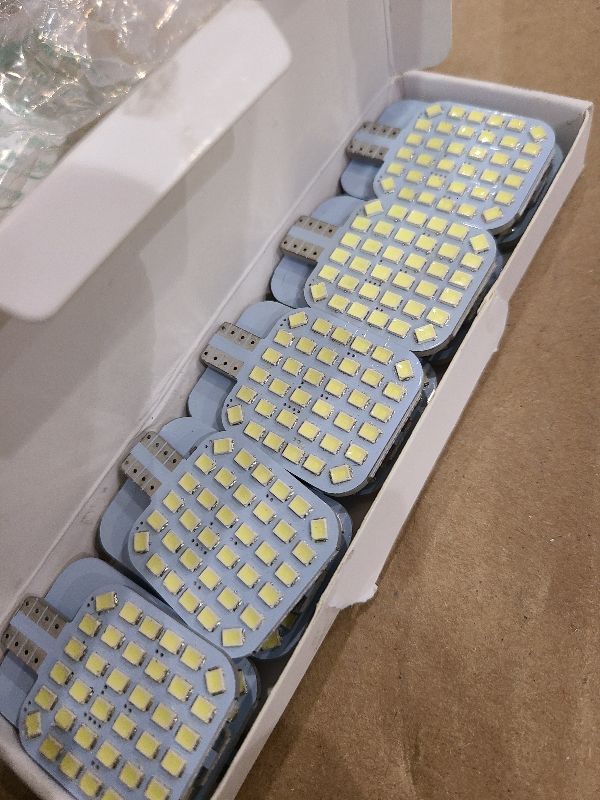 Photo 1 of 20PCS T10 921 922 912 194 RV Interior LED Light Bulbs, Super Bright LED Bulbs Replacement Lighting 36-SMD 2835 6500K White for 12V RV Camper Trailer Motorhome Boat Dome Car Marine Ceiling Indoor Light