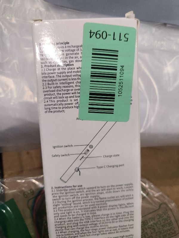 Photo 1 of 2 PCS Candle Lighter,Windproof Flameless Electric Lighter with LED Power Display ? Safety Switch, Upgraded Plasma USB Rechargeable Lighters for Birthday Camping BBQ (Champagne Gold)