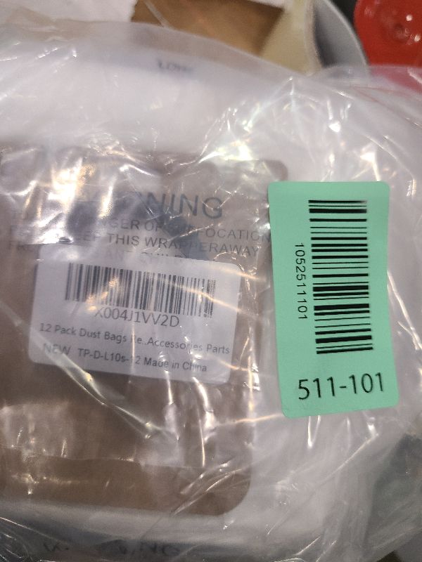 Photo 1 of 12 pcs Disposable Vacuum Dust Bag: for Dreame L10 Ultra / L10s Ultra / L20 Ultra / L30 Ultra / X20 Pro / X20 Pro Plus / S10 Pro/Xiaomi Robot Vacuum X10 / X10 Plus robot vacuum, 3L Large Capacity