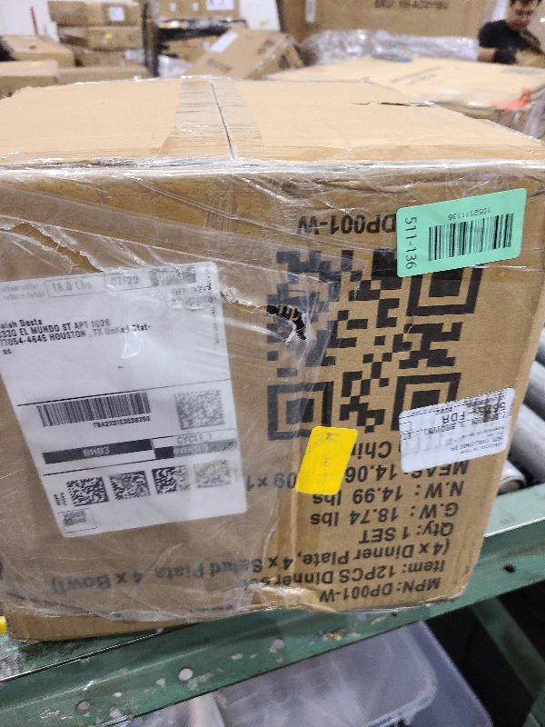 Photo 1 of 12 Piece Stoneware Dinnerware Set