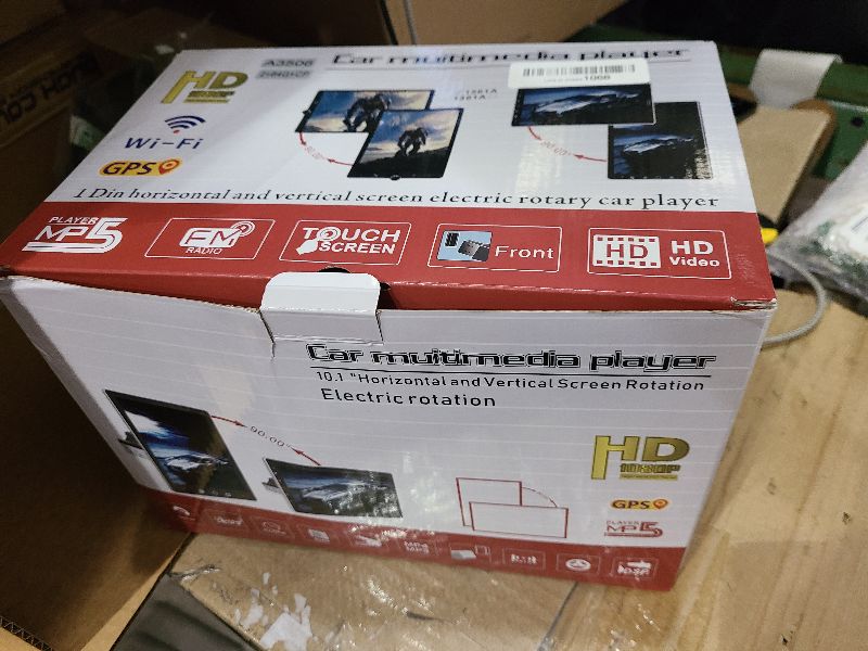 Photo 1 of [2G+64G] Android 13 Rotatable Single Din Vertical Car Stereo 10.4 inch Touch Screen Radio Unit with Wireless Carplay & Android Auto/EQ Audio/Bluetooth 4.2/SWC/GPS Navigation/FM RDS