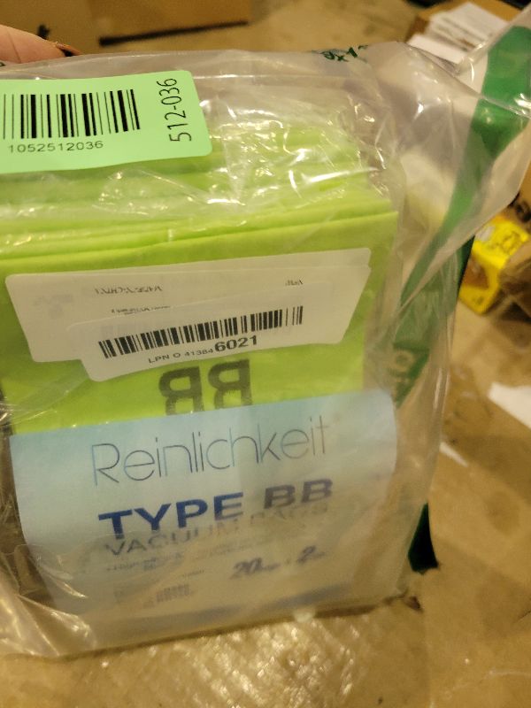 Photo 1 of 20 Pack Type BB Canister Bags Replacement Fit for Oreck XL Canister Vacuum bags PKBB12DW BB180 BB280 BB850 BB870 BB900 BB1000 MV160 with 2 Motor Filter