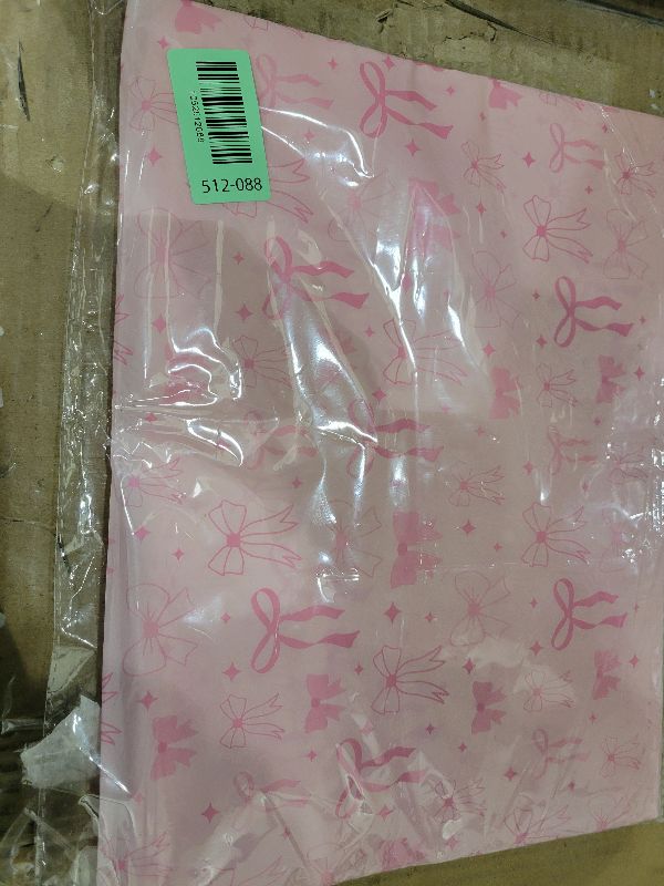 Photo 1 of 100 Sheets Pink Bow Tissue Papers for Gift Bags, Cute Bows Gift Wrapping Tissue Paper, Bowknot Art Paper for Coquette Birthday Wedding Bridal Shower Bachelorette Party Decor DIY Craft, 20 x 14IN