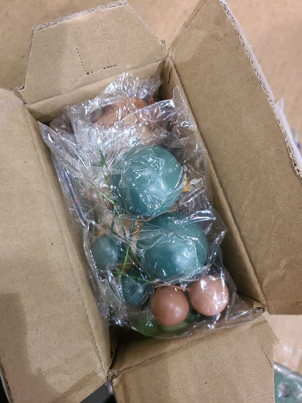 Photo 1 of 25PCS Jungle Safari Cake Toppers Set - 3D Zoo Animals Cake Toppers with Trees & Leaves, Wild One Birthday Decor for Jungle Theme Parties Supplies, Safari Cake Decorations