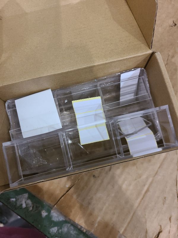 Photo 1 of 2 Pack Acrylic Straw Holder for Cabinet Door, 6" Clear Cabinet Straw Organizer with Double Sided Adhesive Tape and Sticker,Reusable Tumbler Organizer Storage for Kitchen Counter Cupboard