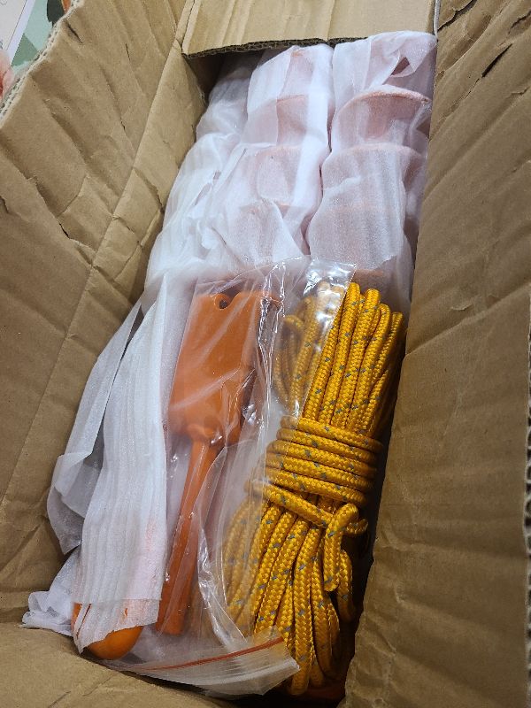 Photo 1 of 2025 Heavy Duty Ground Anchors Screw in - Tent Stakes Heavy Duty, Orange Spiral Stakes for Trampoline, Camping & Hard Ground, Mobile Home Anchors (12PCS,15in)