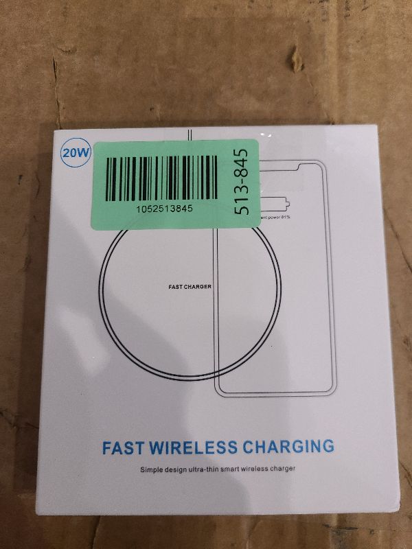 Photo 1 of 20W Fast Wireless Charger Pad,Wireless Phone Charging Station Compatible with iPhone 17 Pro/16/15/14/13/12/11/SE/X/AirPods,15W Fast Charge for Samsung Galaxy S25/S24/S23/S22/S21/Note/Buds,Pixel
