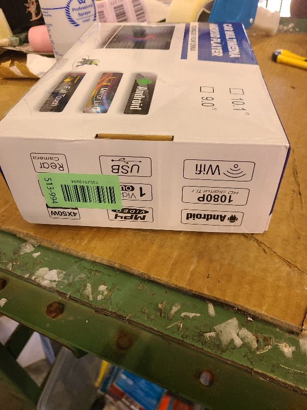 Photo 1 of 10inch 8Core 4+64GB QLED Full Touch Screen Android Car Radio Audio Video Stereo Player for Double Din Raido with CarPlay Android Auto 4G&WiFi DSP FM&AM BT MirrorLink Split Screen PIP GPS Navigation