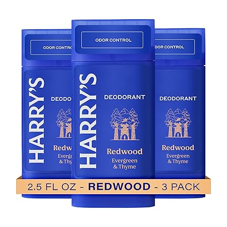Photo 1 of **MSRP 16.50** Harry's Aluminum Free Deodorant for Men - Odor Control, Redwood Scent, 2.5 Oz, 3-Pack, Men Deodorant Aluminum Free
Visit the Harry's Store REDWOOD