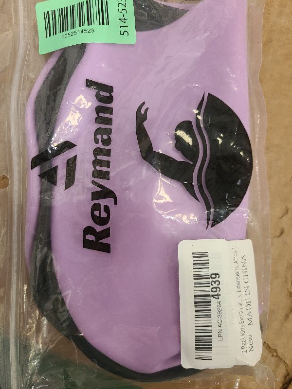 Photo 1 of 2 Pack Kids Extra Large Swim Cap for Long Thick Hair, Waterproof Silicone Swimming Cap for Toddler Child Youth Girls Boys, Durable Swim Hats Bathing Caps for Braids, Dreadlocks, Extensions, Afros-1