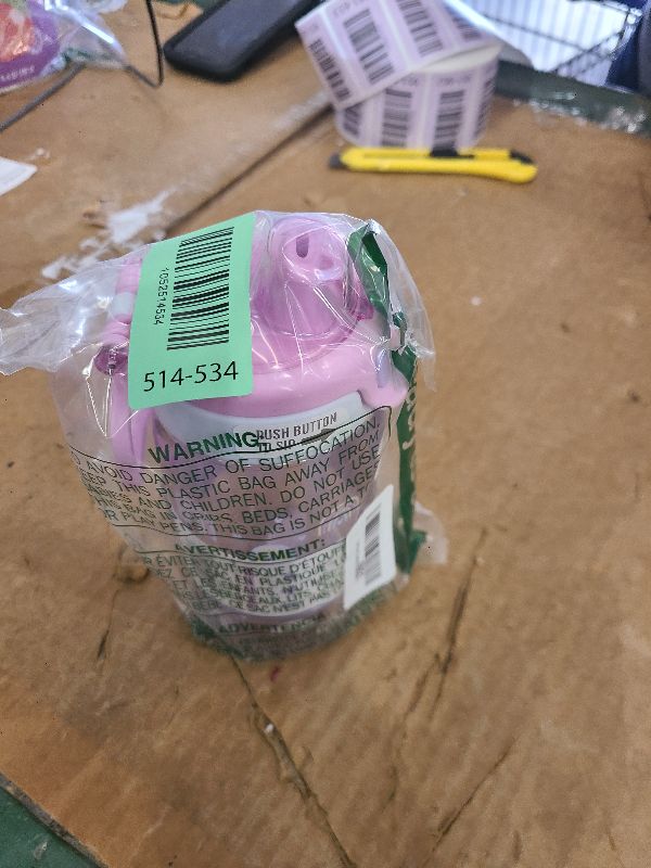 Photo 1 of 1pc Ello Pop & Fill 16oz Tritan Plastic Kids Water Bottle with Quick Fill Lid | BPA Free Reusable Bottle with Leak Proof Straw and Chug Lid, Dishwasher Safe, Gift For Kids, Rainbows