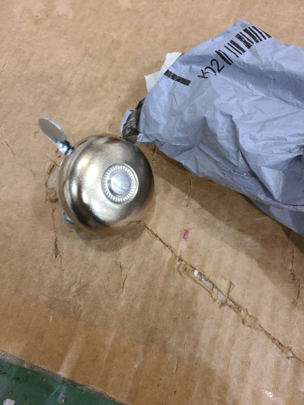 Photo 1 of 1Pc Horn Retro Metal Handlebar Ring Cycling Sound Alarm