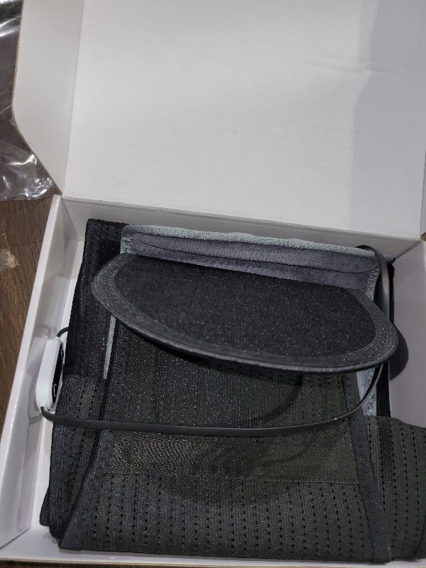 Photo 1 of GINEKOO Decompression Back Belt with Red Light Heating and Massage, Cordless Lumbar Support Belt for Lower Back, Black (X-Large)