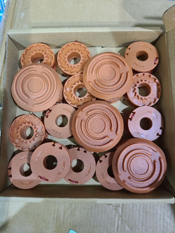 Photo 1 of 20 Pack Trimmer Spool Line for Worx,(WA0010)Replacement Trimmer Spool Line for Worx,Trimmer Line Refills 0.065 inch for Worx,Suitable for Worx String Trimmers(16 Pack Grass Trimmer Line,4 Trimmer Cap)