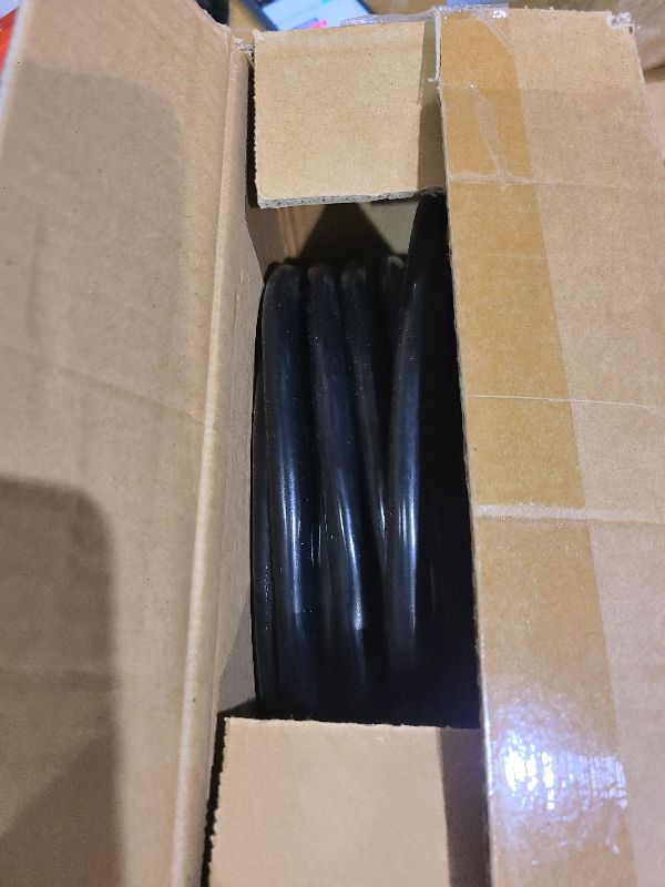 View 2 of 12 Gauge 100 FT Heavy Duty Outdoor Extension Cord Waterproof with Lighted End,Black 12 Gauge Extension Cord Flexible and Cold Resistant 3 Prong Grounded Plug,15Amp 1875W SJTW ETL Listed