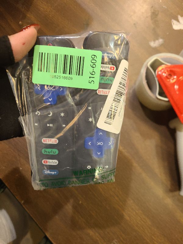 Photo 1 of (Pack of 2) Replacement Remote Control Only for Roku TV, Compatible for TCL Roku/Hisense Roku/Onn Roku/Sharp Roku/Element Roku/Westinghouse Roku/Philips Roku Smart TVs (Not for Roku Stick and Box)
