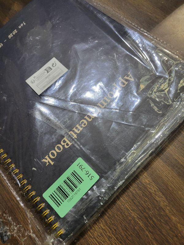 Photo 1 of 2026 Appointment Book/Planner - 2026 Daily Hourly Planner from Jan. 2026 - Dec. 2026, Weekly appointment Book 2026, 2026 Hourly planner with 20-Minute Interval, 9" x 11", Twin-Wire Binding, Colorful Tabs, Pocket - Black