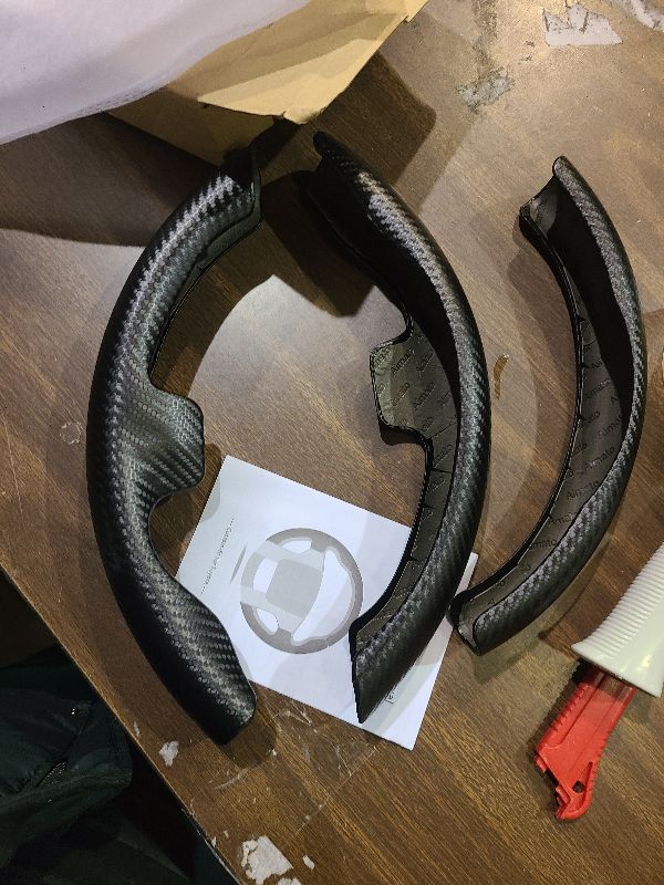 Photo 1 of Aimato Customized Steering Wheel Cover for Toyota Tacoma 2012-2023/4Runner 2010-2024/Tundra 2014-2021/Sequoia 2014-2022 Thin,Anti-Slip,Scratch-Resistant Exclusive Car Accessory for Toyota