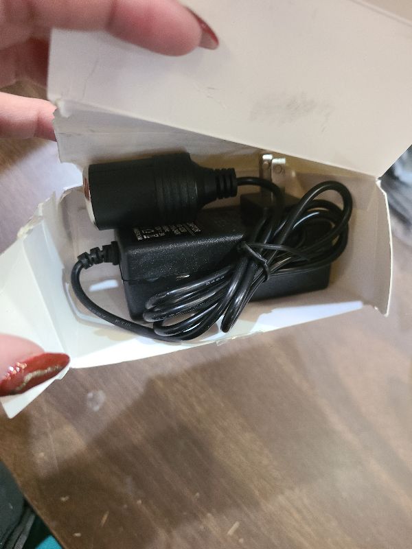 Photo 1 of 110V AC to DC 12V Converter 3A 36W, Cigarette Lighter Adapter to Wall Plug 110?240V, Home Car Power Supply Adapter for Car Fan and Low-Power Devices (Not for Vacuum Cleaner, Air Pump, Inflator)