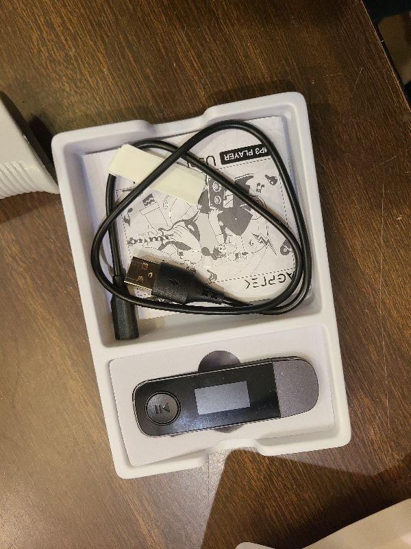 Photo 1 of 64GB USB MP3 Player with Bluetooth, AGPTEK U5PL 2 in 1 Type-C & USB Music Player with Clip, FM Radio, Recording, Support Mobile Phone Connection(Gray)