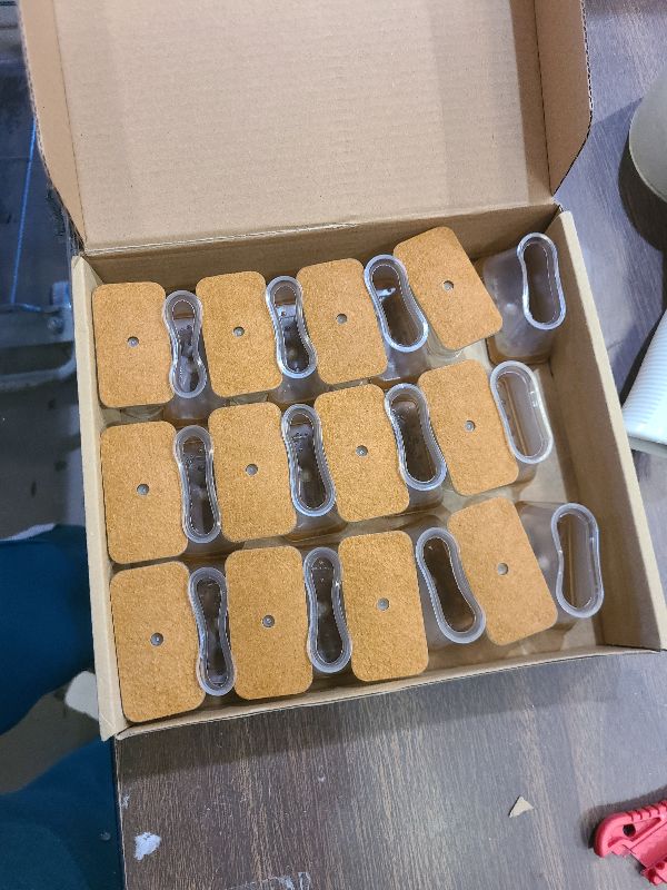 Photo 1 of 24 Pcs Chair Leg Floor Protectors for Hardwood Floors Rectangle Silicone Covers to Protect Wood Tile Floors Felt Pads Furniture Leg Caps Anti-Scratch Reduce Noise,(Fit L:1-1/2" to 2",W:3/4" to 1")