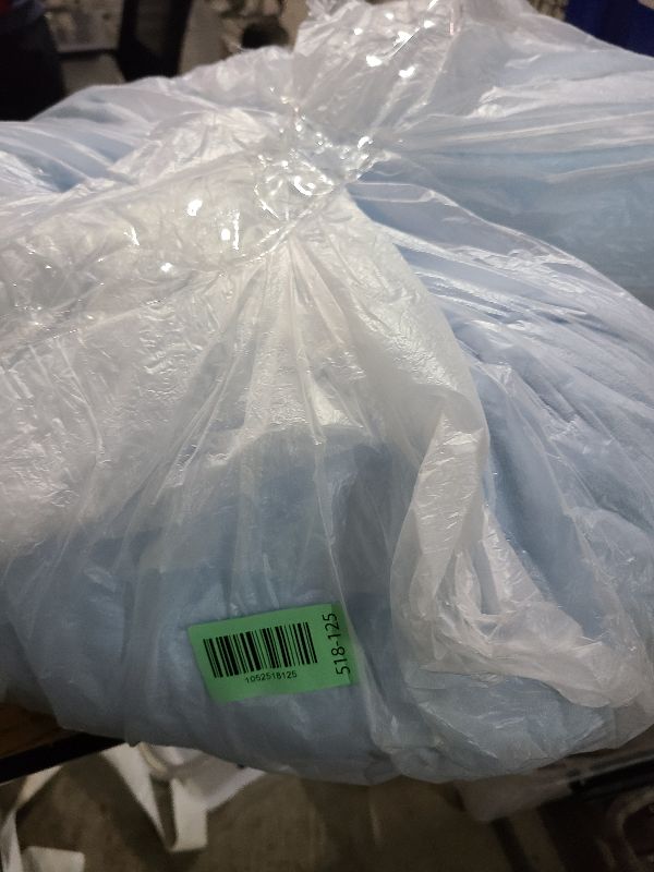 Photo 1 of 1 MIDDLE ONE Bolster Pillow for Bed, Long Round Body Pillow for Adults with Removable Velvet Cover, Decorative Tube Roll Cylinder Pillow, 47 x 7.87 Inch, Light Blue