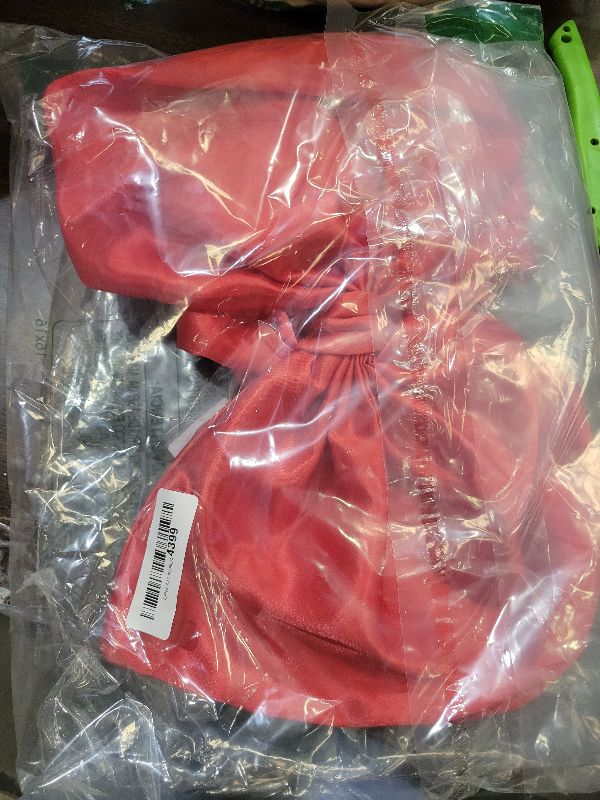 Photo 1 of 16 x 42 Inches Extra Large Christmas Satin Bows Christmas Tree Topper Decorations Xmas Tree Toppers Bows?Bows for Home Wreath Wall Backdrop Birthday Wedding Party Decorations(Red)