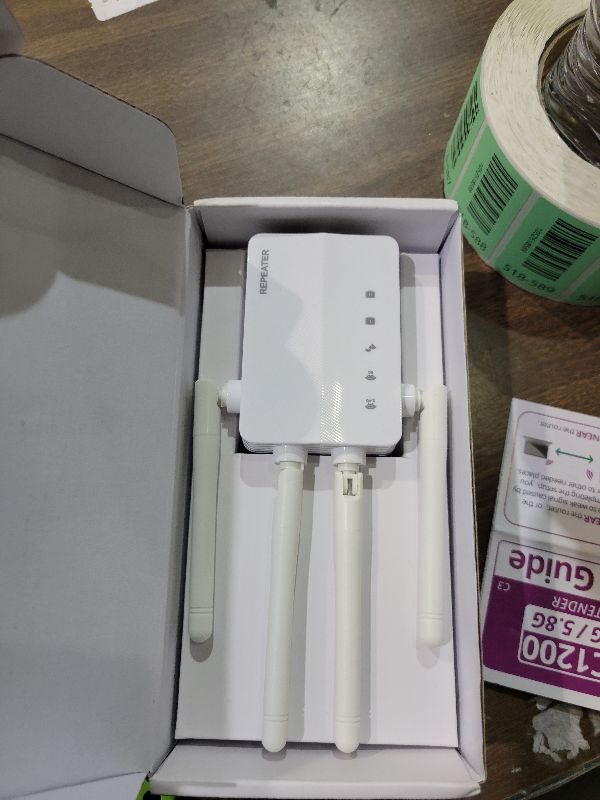 Photo 1 of 2026 WiFi Extender Signal Booster for Home, 10X Faster New Wireless Long Range Amplifier, Covers up to 15,000 sq.ft, WiFi Repeater with Ethernet Port & EasyMesh, Support 99% Devices, Easy Setup