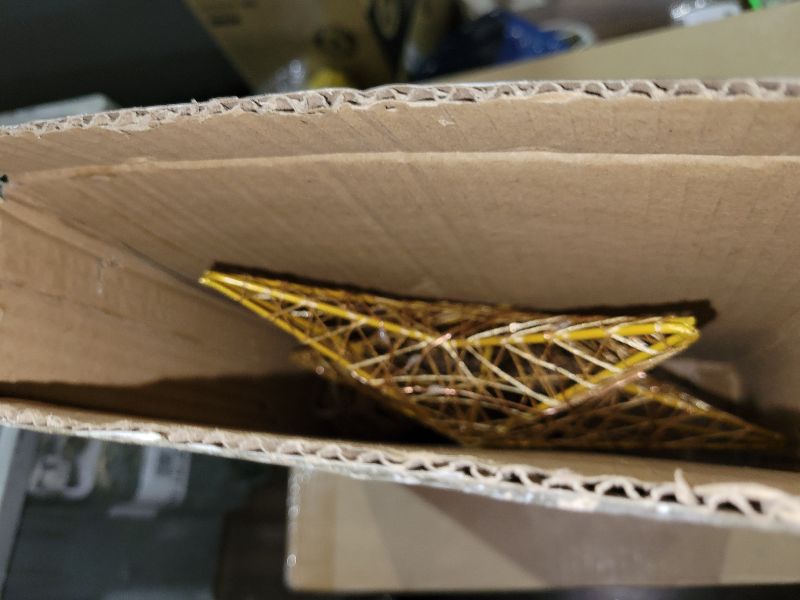 Photo 1 of 10 Inch Christmas Star Pentagram Tree Topper with Warm LED Lights for Xmas Tree Decorations (Gold)