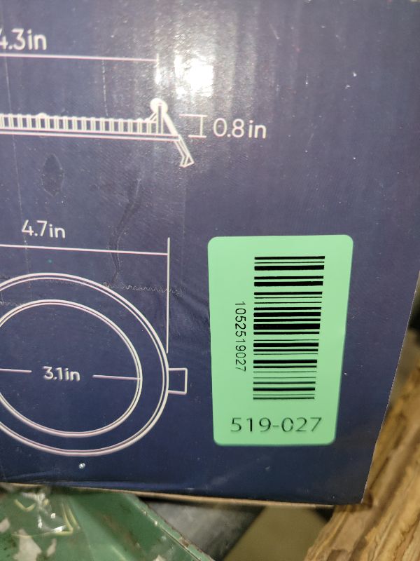 Photo 1 of 12 Pack Black Smart Recessed Lighting 4 Inch, Ultra-Thin 4 Inch LED Recessed Lights 9W 700LM Smart Downlight with Junction Box, Compatible with Alexa/Google Assistant and Siri - UL and Energy Star
