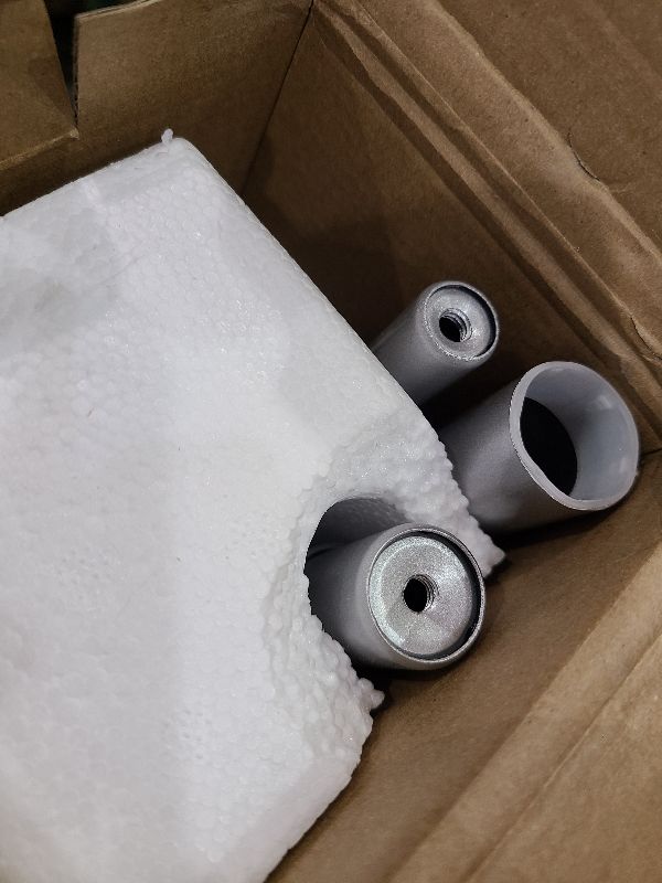 Photo 1 of 1 Inch Double Curtain Rods 72 to 144 Inches (6 to 12 ft), USFOOK Silver Drapery Rods for Windows, Telescoping Dual Curtain Rod with Translucent Finials, Decoration for Home