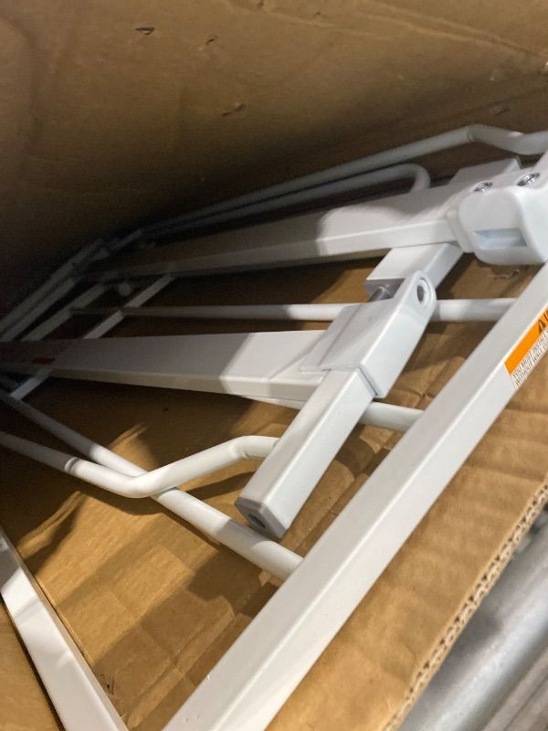Photo 1 of *USED*
Babelio Metal Baby Gate, 29-43" Auto Close Easy Install Pet Gate PressGuard P7, Extra Wide Walk Thru Child Safety Gate, 30" Tall Pressure Mounted Dog Gate for Doorways & Stairs, White
