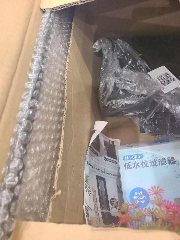 Photo 1 of (Tank + Light + Filter + Filter Balls) Turtle Tank Kit, Turtle Tank Starter Kit,Bottom Drainage, Multi-Function Areas for Turtles, Crabs,Fishes, Amphibians,Reptiles. (21.65 × 12.28 × 12.28 Inch)