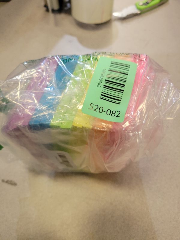 Photo 1 of (24 Pack) Sticky Notes 3x3 in Post Bright Stickies Colorful Super Sticking Power Memo Pads, Strong Adhesive, 74 Sheets/pad