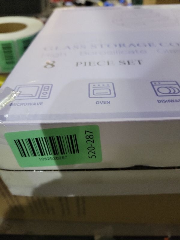 Photo 1 of 8 Pack Borosilicate Glass Food Storage Containers with Lids, Glass Meal Prep Containers, Airtight Bento Lunch Boxes with Leak Proof Locking, Oven, Freezer and Dishwasher Safe, BPA Free, 5-35oz