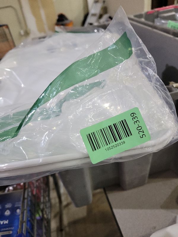 Photo 1 of 2 Pack Melamine Serving Trays with Handles, Large White Rectangular Serving Platter, Unbreakable, Suitable for Salad, Meat, Fruit Dessert, Cupcakes, Dishwasher Safe, 16.5×11×1.26 Inches