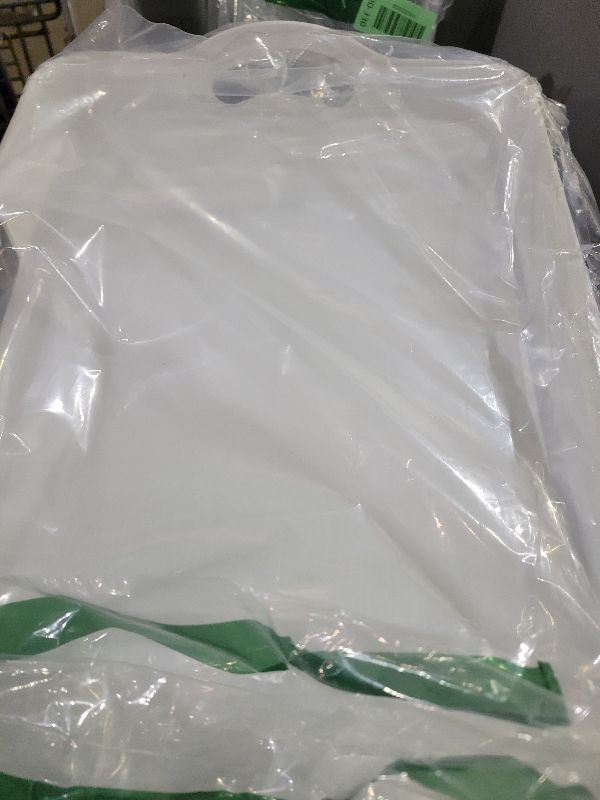 Photo 1 of 2 Pack Melamine Serving Trays with Handles, Large White Rectangular Serving Platter, Unbreakable, Suitable for Salad, Meat, Fruit Dessert, Cupcakes, Dishwasher Safe, 16.5×11×1.26 Inches