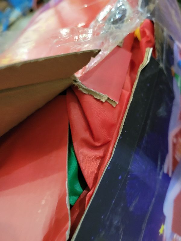 Photo 1 of 10FT Christmas Inflatables Archway with Santa Claus, Snowman & Christmas Tree, Large Blow Up Outdoor Decorations with 5 LED Lights, Self-Inflate Christmas Arch for Yard Lawn Patio Holiday Decoration