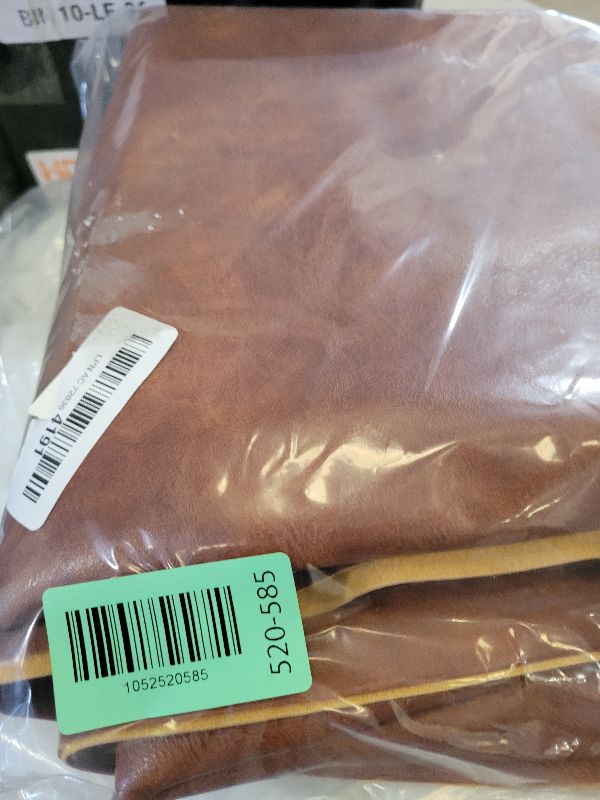 Photo 1 of 200cm x 140cm ?79 x 54 Inch? Soft Leather Fabric - Faux Leather Fabric -1mm Thick for Upholstery - DIY Crafts - Light Brown Crazy Horse Distress