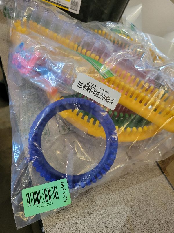 Photo 1 of ALIMELT Round Knitting Loom Set Long Knitting Board Weave Loom Craft Yarn Kit DIY Tool Crochet Hooks Knitting Needles Hat Scarf Shawl Sweater Sock Blankets Knitter