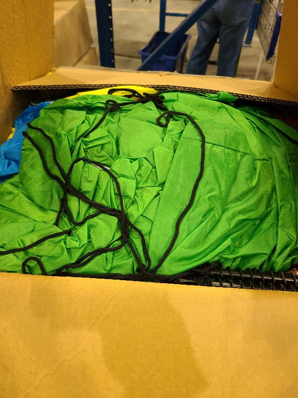 Photo 1 of 13.5 FT Tall Candy Castle Christmas Inflatables Outdoor Decorations, Blow Up Christmas Decorations with Built-in Rotating Light for Garden Lawn Xmas Decor