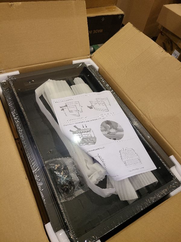 Photo 1 of 2 Tier 21'' Deep Pull Out Cabinet Organizer Expandable Width (14'' to 23'') Pull Out Drawers for Framed Cabinets, Heavy-Duty Slide Out Organizers and Storage for Kitchen Pantry, Basement, Garage