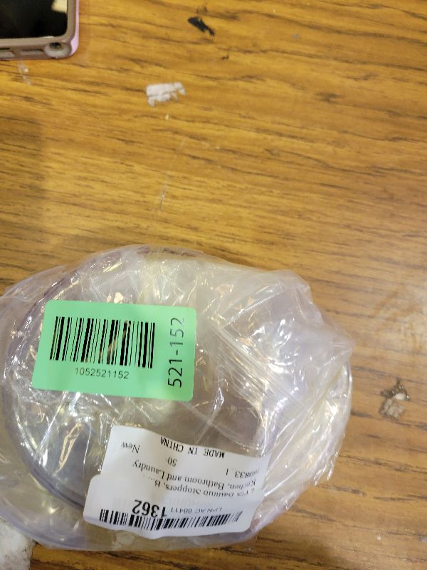 Photo 1 of 2 Pcs Bathtub Stoppers, 6.1 Inch Transparent PVC Bath Stoppers, Bathtub Overflow Drain Cover for Shower, Bath Accessories, Universal Stopper Plug Cove for Kitchen, Bathroom and Laundry