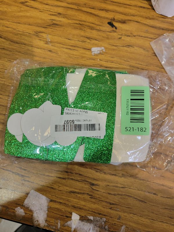 Photo 1 of 225Pcs Glitter Bulletin Board 4inch Letters with Adhesive Dots Punctuation Symbols Cutout for Classroom Numbers Alphabet School Display Decorating Supplies (Green)