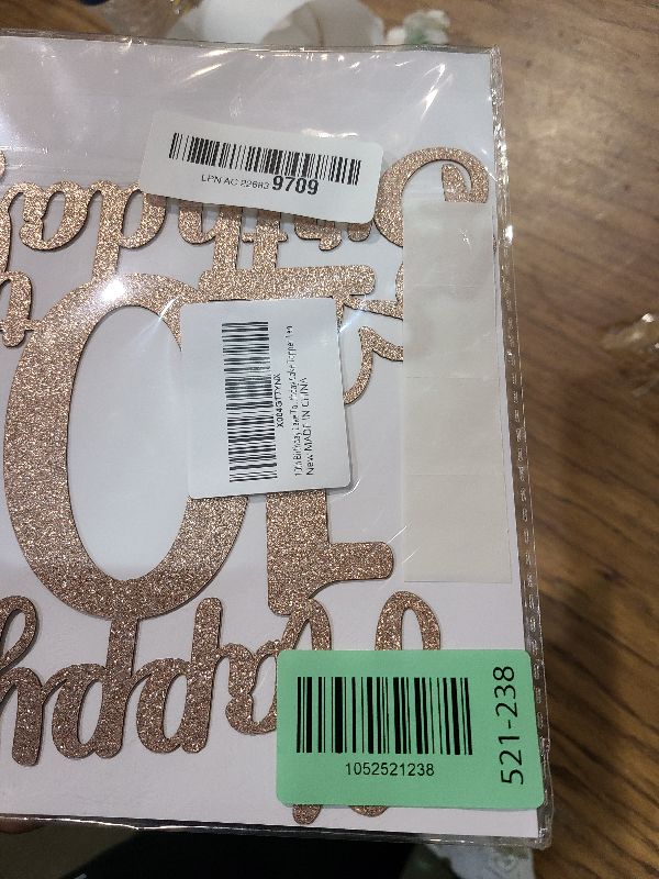 Photo 1 of 10th Birthday Cake Topper - Double Sided Rose Rose Gold Glitter, Happy 10th birthday Cake Topper for girls,10 Cake Topper For girls, 10th birthday decorations,10th Birthday Cake Topper Ten